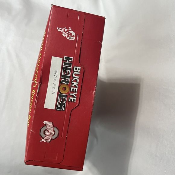 OSU Buckeye Heroes Signed Full Cereal Box Autographed by Hawk, Carpenter… - Picture 6 of 14
